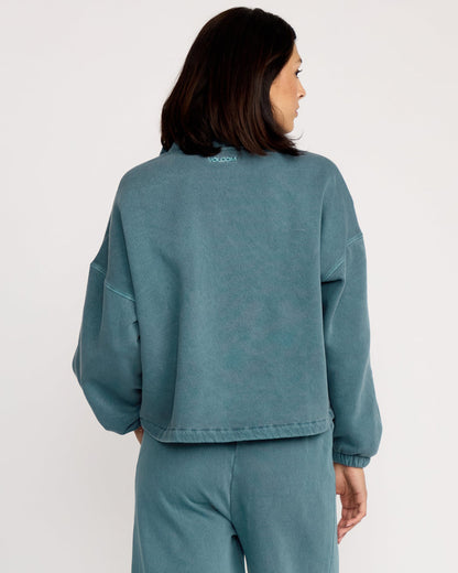 Women's Stone Soft Quarter Zip Pullover | Volcom Premium