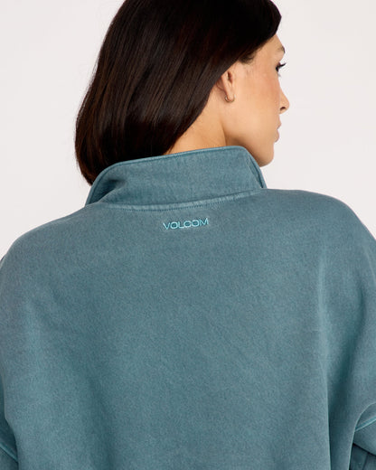 Women's Stone Soft Quarter Zip Pullover | Volcom Premium