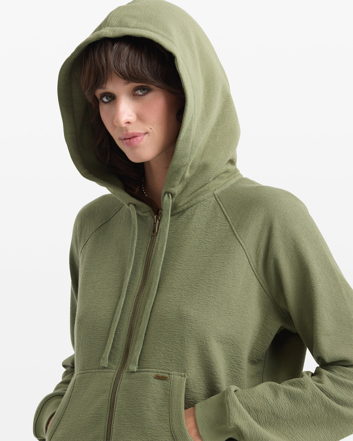Women's Lived In Fleece Zip Sweatshirt | Volcom Discount