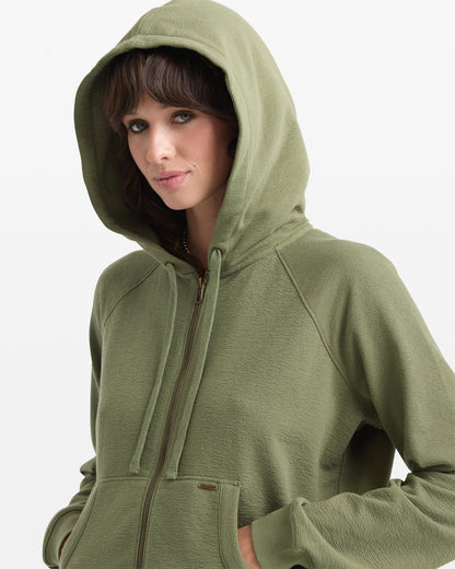 Women's Lived In Fleece Zip Sweatshirt | Volcom Discount