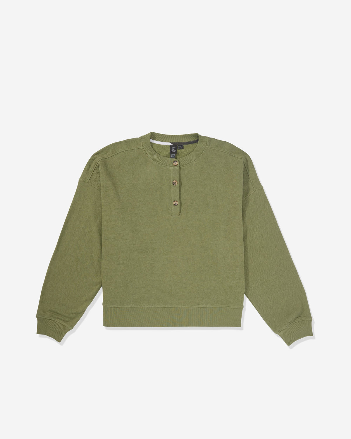Women's Lived In Fleece Henley | Volcom Classic