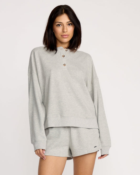 Women's Lived In Fleece Henley | Volcom Popular