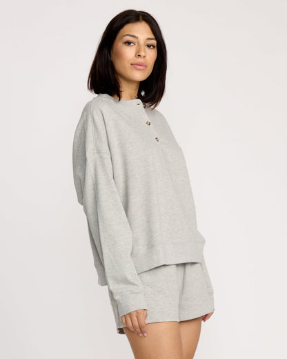 Women's Lived In Fleece Henley | Volcom Popular