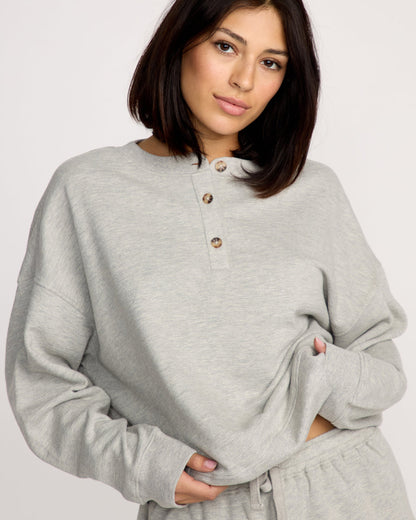 Women's Lived In Fleece Henley | Volcom Popular