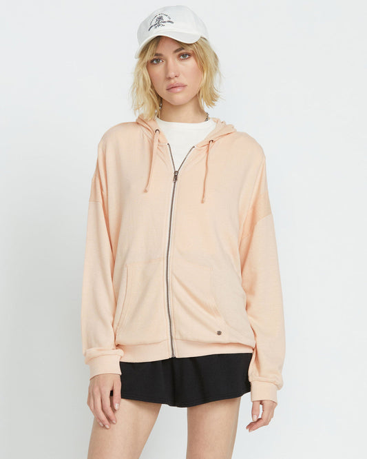 Women's Lived in Lounge Frenchie Zip Hoodie | Volcom Discount