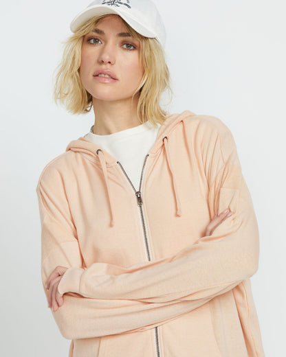 Women's Lived in Lounge Frenchie Zip Hoodie | Volcom Discount