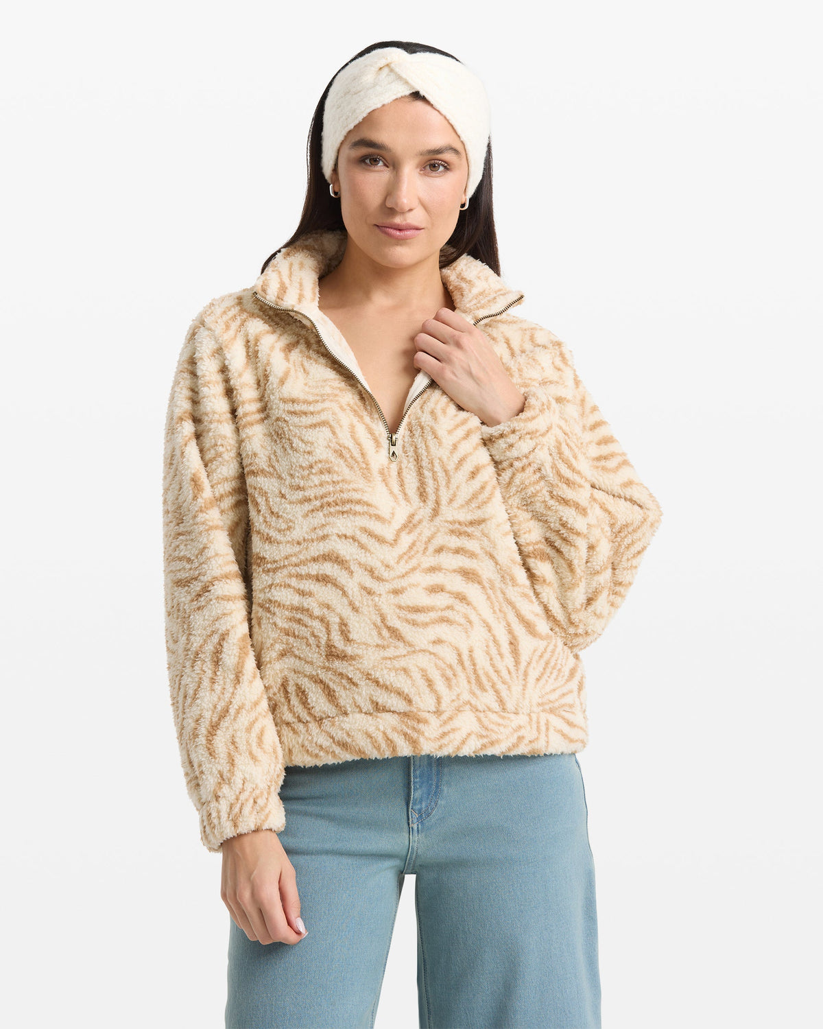 Women's Halfstone Zip Sweatshirt | Volcom Classic