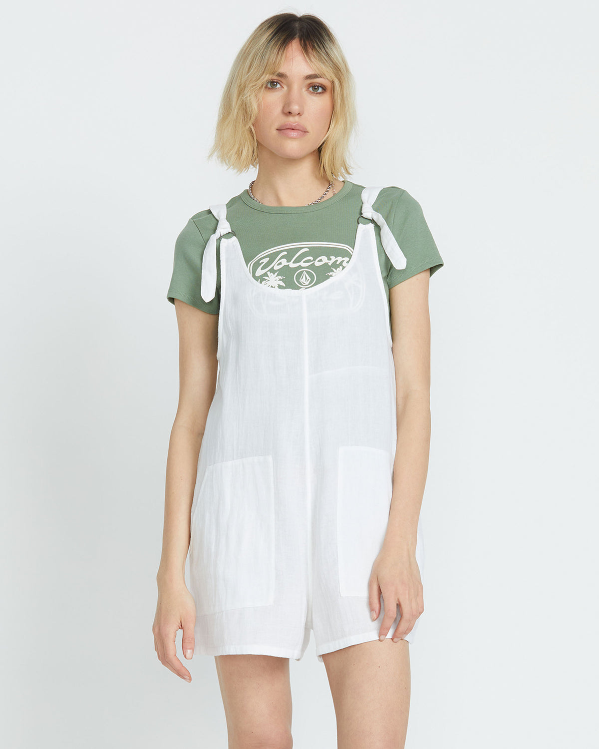 Women's Lil Tie Strap Romper | Volcom Smart Buy