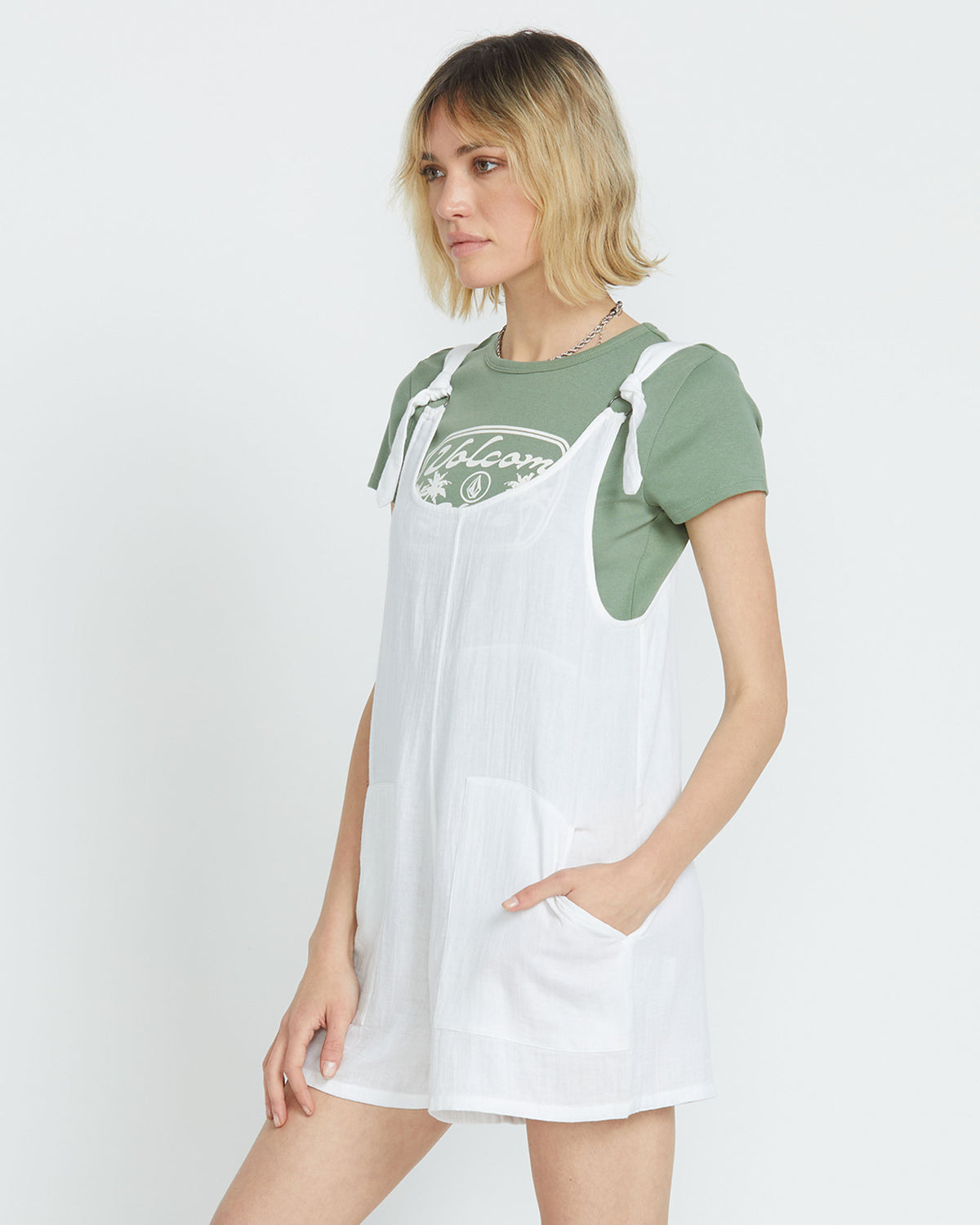 Women's Lil Tie Strap Romper | Volcom Smart Buy