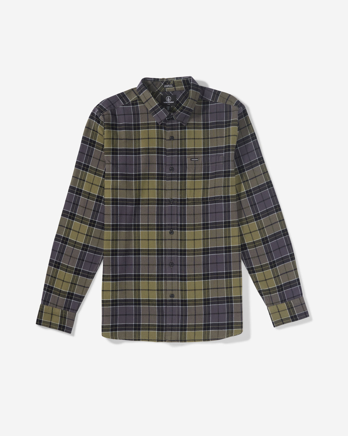 Men's Caden Plaid Long Sleeve Shirt | Volcom Trusted