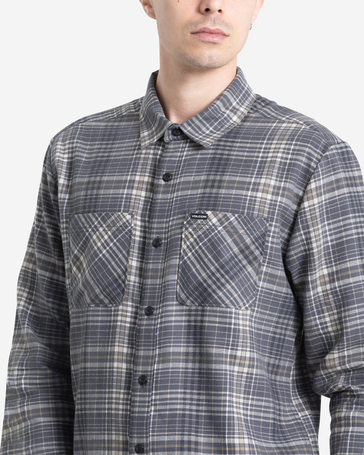 Men's Netastone Flannel Long Sleeve Shirt | Volcom Customer Favorite