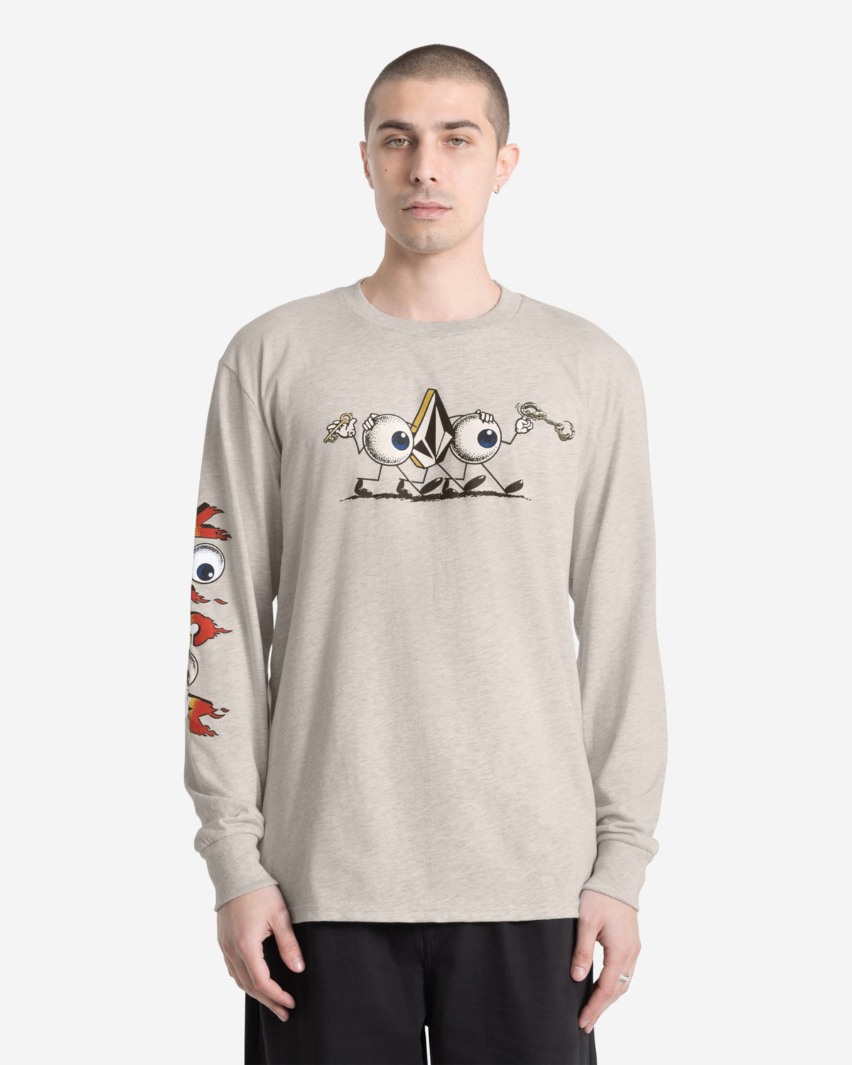 Men's Featured Artist Daniel Shepard Budz Long Sleeve Tee | Volcom Trusted