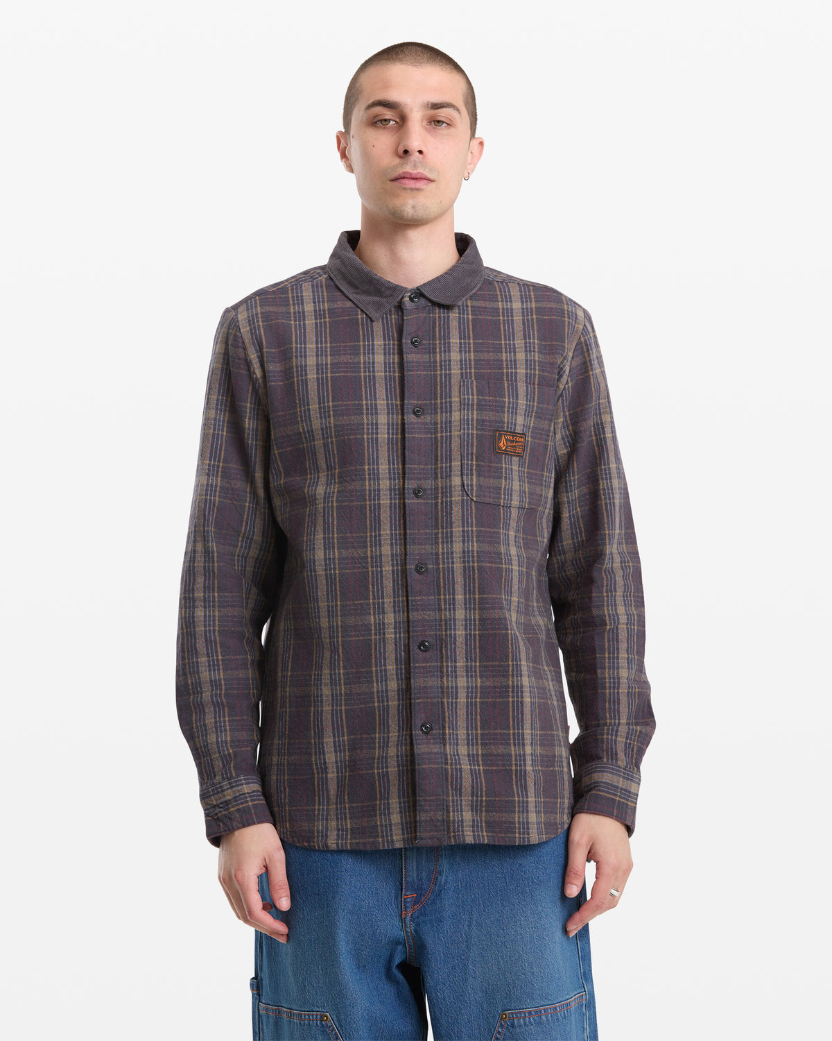 Men's Stonevise Plaid Long Sleeve | Volcom Trending