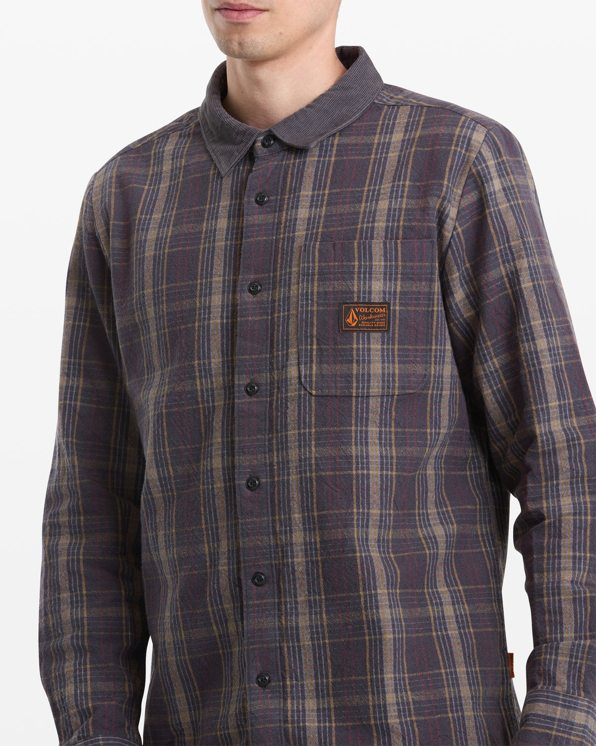Men's Stonevise Plaid Long Sleeve | Volcom Trending