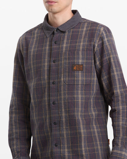 Men's Stonevise Plaid Long Sleeve | Volcom Trending