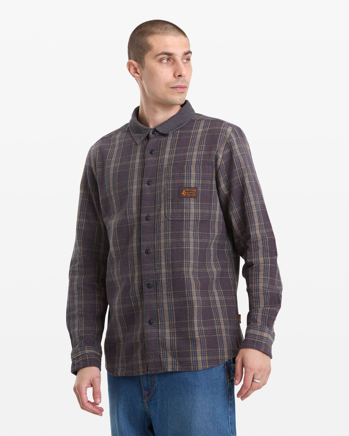 Men's Stonevise Plaid Long Sleeve | Volcom Trending