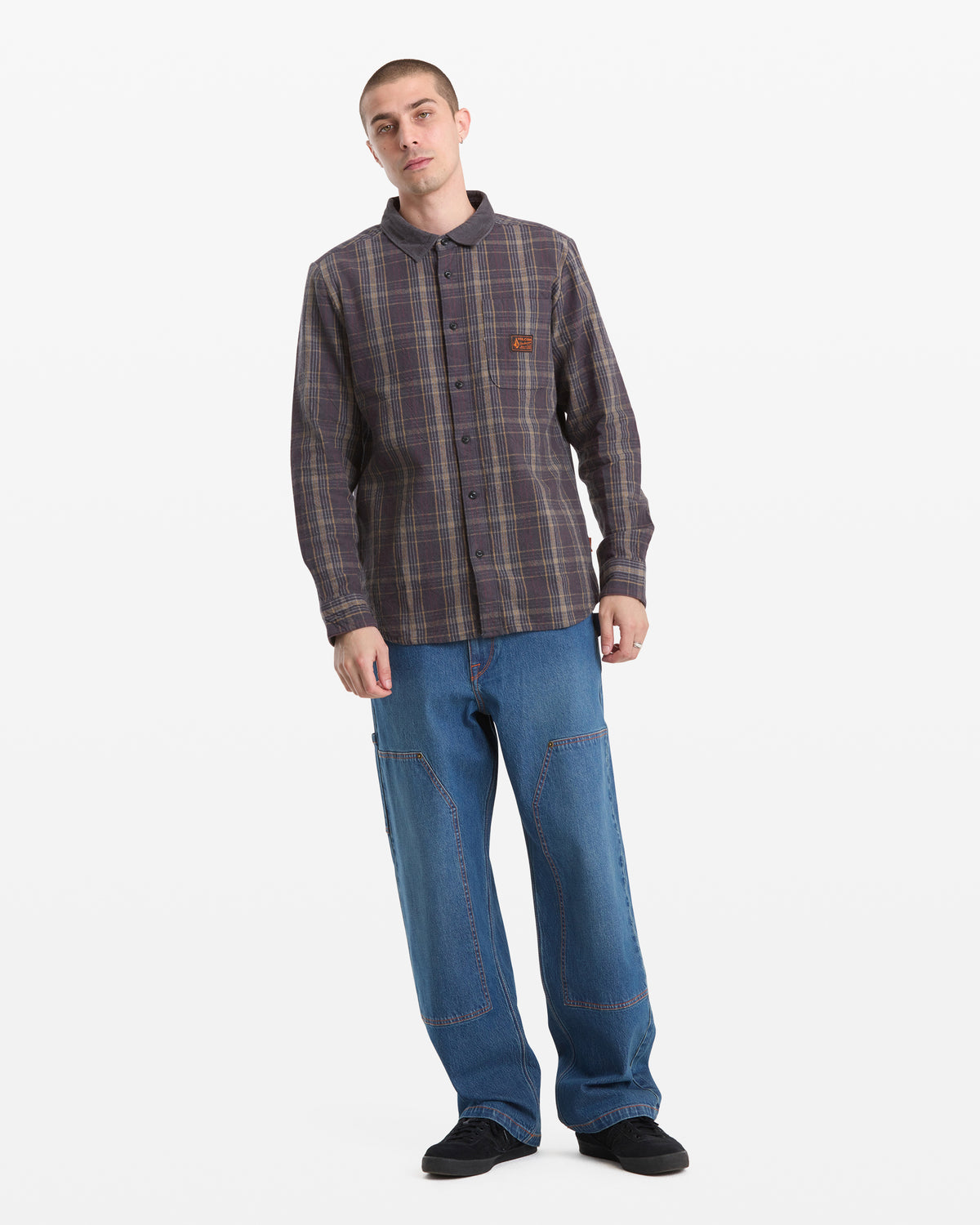 Men's Stonevise Plaid Long Sleeve | Volcom Trending