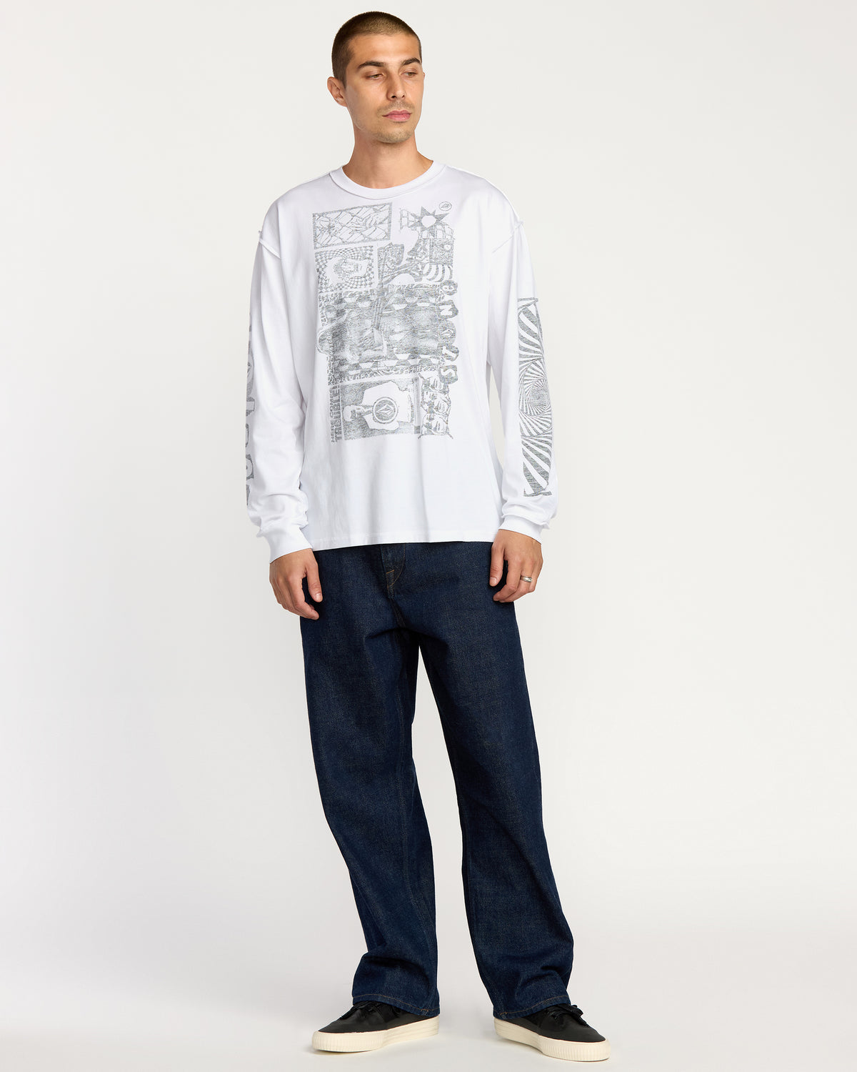 Men's Povj Long Sleeve Tee | Volcom Trending