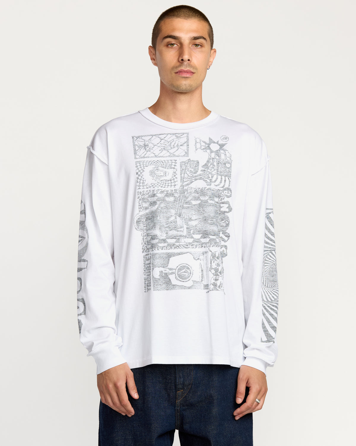Men's Povj Long Sleeve Tee | Volcom Trending